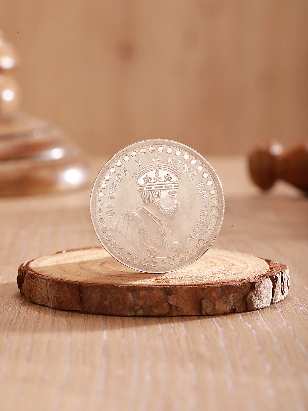 999 Silver King George Round 10 gm Silver Coin